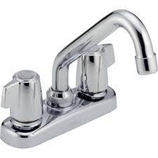 Obtain the parts you need. Delta Classic 4 In Centerset 2 Handle Mid Arc Bathroom Faucet With Extended Spout In Chrome 2133lf The Home Depot