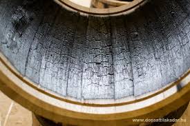 The Inside Of Whiskey Barrel Crocodile Toast Whiskey Barrel Wooden Toast Inside Wood Spirit Design Burned Craft Cr Whiskey Barrel Barrel Wooden
