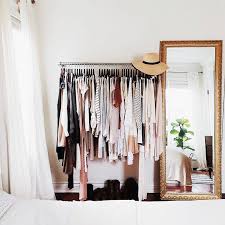 12 Absolutely Beautiful Makeshift Closets Makeshift Closet Apartment Decor Interior