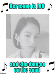 Her name is rio and she dances on the sand. Japanese Adult Film Star Rio Duran Duran Style Imgflip