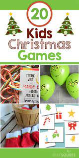 20 Fun And Easy Christmas Games For Kids My Silly Squirts Diy Christmas Party Christmas Party Games For Kids Christmas Party Activities