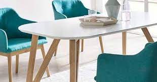 skandi design kuchen sitzgruppe fredericton in turkis und weiss sitzgruppe mobelideen esstisch weiss