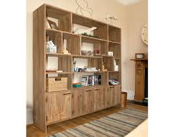 Indah Natural Cubist Library Teak Furniture Teak Solid Wood Furniture