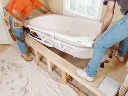 Jacuzzi's large network of dealers and good selection of optional accessories make it easy to configure the perfect hot tub for your home. Claw Foot Tub Installation Surround Demolition How Tos Diy