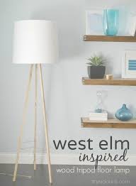 Diy Tripod Floor Lamp Diy Floor Lamp Knock Off Decor Diy Flooring
