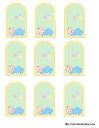 Are you planning a baby shower? Free Printable Baby Girl Boy Baby Shower Favor Tags