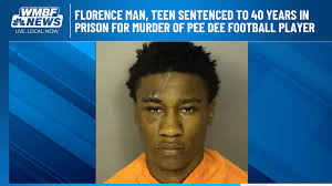 Florence man, teen sentenced to 40 years in prison for murder of Pee Dee  football player
