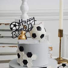 Big cakes fancy cakes sports themed cakes sport cakes football birthday dessert decoration novelty cakes cakes for boys dessert for dinner. Basketball Football Theme Party Cupcake Topper Happy Birthday Cake Topper Flage For Kids Boy Birthday Party Cake Decors Supplies Cake Decorating Supplies Aliexpress
