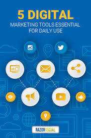 5 Digital Marketing Tools Essential For Daily Use Digital Marketing Tools Internet Marketing Tools Marketing Tools