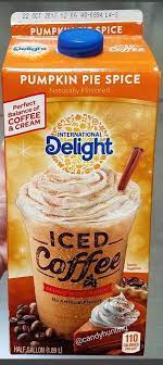 International Delight Pumpkin Spice Iced Coffee Coffee Flavors Drinks International Delight Iced Coffee Pumpkin Pie Spice