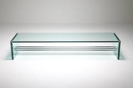 Tangkula glass coffee table, 42.5 l × 20 w ×14 h, acrylic coffee table, clear tempered glass coffee table, international occasion tea table, waterfall table with rounded edges (clear glass) 4.8 out of 5 stars. Large Vintage Glass Coffee Table By Fontana Arte 1970s For Sale At Pamono