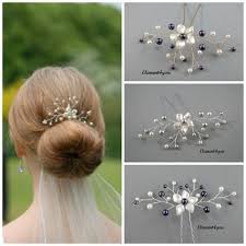Bridal Hair Pin Silver Gold Fascinator Wedding Hair Piece Swarovski Pearls Ivory Bridal Fascinator G Nedime Hediyeleri Dugun Takilari Boncuklu Yuzukler