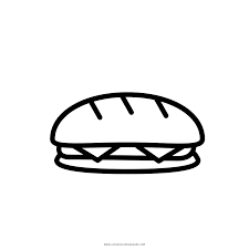 Ice cream stand coloring pages. Sandwich Coloring Page Ultra Coloring Pages