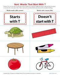 Implied by or inferred from actions or statements · taciturn. Words Starting With Letter T Beginning Consonant Worksheets