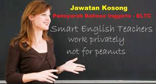 Jawatan terbaru 2017 di malaysia. Jawatan Kosong Pensyarah Bahasa Inggeris Di Eltc Pendidikanmalaysia Com