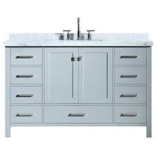 49 to 54 inch vanities make for great single sink or double sink vanities, whichever better suits your needs. 54 Inch Vanities Bathroom Vanities Bath The Home Depot