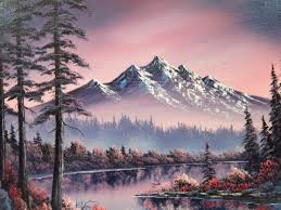 2 Signed Walt Burger Mountain Landscape Paintings Mountain Landscape Painting Scenery Paintings Mountain Landscape