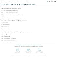 Florida maine shares a border only with new hamp. Quiz Worksheet How To Teach Kids Life Skills Study Com