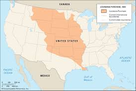 Size compared to the continental united states here's a little map overlay with the country of france placed under a map of the continental us state boundaries. Louisiana Purchase Definition Date Cost History Map States Significance Facts Britannica