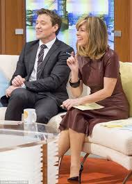 Good morning britain presenter kate garraway returned to the small screen after the christmas break to present the hit itv show. Kate Garraway Wears Edgy Brown Dress To Co Host Good Morning Britain Daily Mail Online
