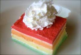 Laura S Lunch Easter Jello Salad Layered Jello Recipe Jello Recipes Easter Recipes