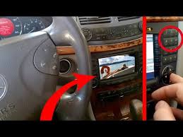 1.ignition on 2.plug obd2 to obd2 diagnostic port under the steering wheel. How To Unlock Comand Video In Motion On Mercedes W211 W219 Unlock Dvd While Driving Mercedes W211 Youtube