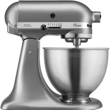 kitchenaid's classic stand mixer is on