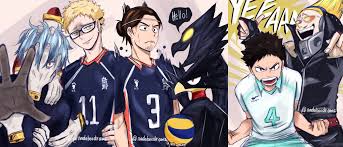Boku no hero academia 僕のヒーローアカデミア. Same Voice Actors By Nadaboodraws Haikyuu