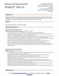 Director of administration and finance officer. Director Of Financial Aid Resume Samples Qwikresume