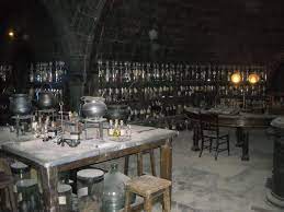 Of course it has some classroom furniture so professor snape can teach seamus and draco. Harry Potter Potions Hogwarts Classes Slytherin Aesthetic