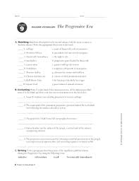 Browse progressive era worksheet resources on teachers pay teachers,. Chapter 9 Building Vocabulary The Progressive Era Answer Key Fill Online Printable Fillable Blank Pdffiller