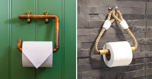 Puis un jour, en voyant les rouleaux de papier toilette s'accumuler dans mon bac à recyclage m'est venue l'idée de les utiliser pour en faire ces ce diy est à la portée de tous ceux qui peuvent manier une paire de ciseaux et vous pourrez même le réaliser avec des enfants qui aiment faire du. Porte Rouleau Papier Toilette Diy 9 Idees Pour Wc Original