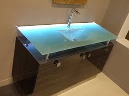 integrated vitra glass sink (is32)