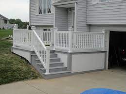 What about composite, aluminum, vinyl, or glass options? Decking The Vinyl Outlet Staining Deck Patio Deck Designs Grey Deck