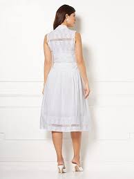 Eva Mendes Collection Gayle White Shirtdress New York Company White Shirt Dress Clothes For Women Favorite Dress