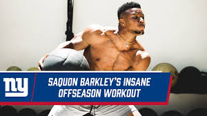 I get the giants are easing him back from. Saquon Barkley S Insane Workout Routine New York Giants Youtube