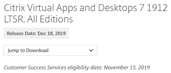 It's available in both the ltsr 1912 version and the current release 2102 version. New Citrix Software As Of December 2019 Cvad 1912 Ltsr Wem 1912 And Workspace App 1911 My Little Farm