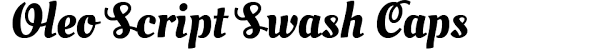 It has companion families, delius and delius unicase. Oleo Script Swash Caps Font Download