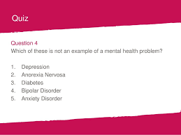 Fun mental health quiz printable show details Session 1 Make Time To Learn About Mental Health Ppt Download