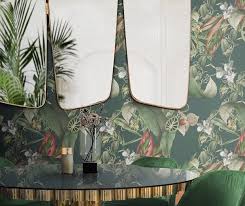 Tropical leaf prints in home decor, fashion and party planning! Tropical Decor Ideas Are A Hot Trend For 2020 Covet Edition