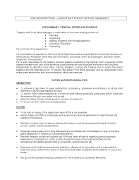 If this you are applying for your first job as a manager, this format would likely work well, since it highlights your skills and education over your past work experience. Hotel Front Office Manager Job Description For Resume June 2021