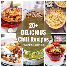 Asian slow cooker recipes are a favorite in our home, and this one is perfect for fall and winter evenings. 20 Delicious Chili Recipes Yummy Healthy Easy