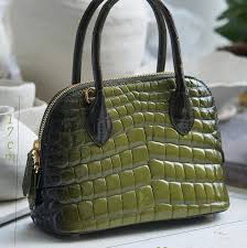 Túi cá sấu xanh hến Handmade Nhật - ByQUEEN - Trang sức ngọc trai, phụ kiện  Vintage từ Ý, Pháp, Nhật