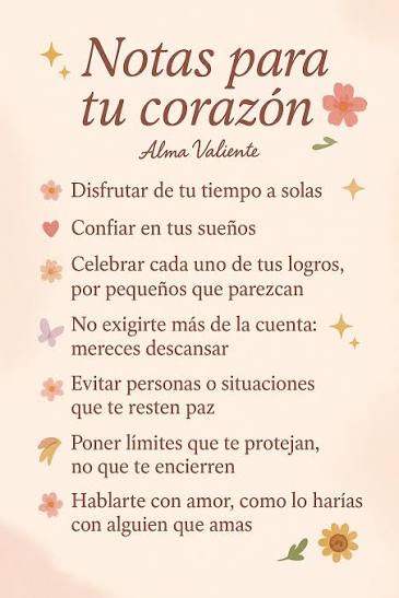 Notas para el alma. ???? #frases #Reflexión