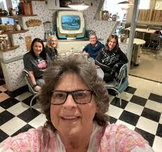 Before dinner walk! Takes forever with this one stopping all the time! Also  got to love New Jersey weather where 50 is the new 80 in May 🤣