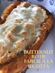 Courge Butternut Farcie A La Ricotta Recette Butternut Farcie Butternut Recette Courge Butternut