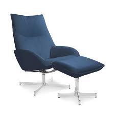 Designer sofas und polstermöbel für ihr zuhause designer sofas, polstermöbel, couchgarnituren und wohnlandschaftten kff kirk drehsessel in wild anilin leder dunkelbraun und gestell anthrazit. Drehsessel Blau Mit Hocker Aus Leder Dahlia Blau Metall Verchromt Metall 12147401 0 Sessel Drehsessel Wohnen