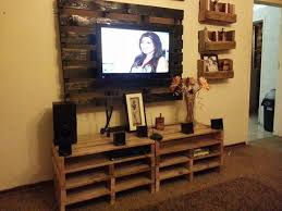 Wall Unit Tv Cabinet Made From Pallets Diy Tv Diy Tv Stand Rustic Tv Stand