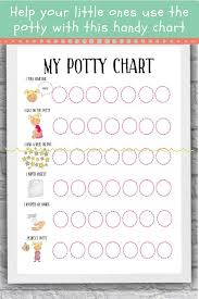 girls potty training reward chart download and print