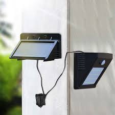 Ayrilabilir 28 Leds Gunes Paneli Pir Hareket Sensoru Su Gecirmez Lamba 3 Modlari Bahce Yard Icin Acik Ve Kapali Motion Sensor Lights Solar Panels Motion Sensor